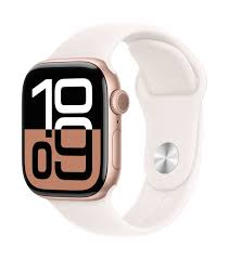 Apple Watch Series 10 46mm Rose Gold Aluminium Case With Light Blush Sport Band Gps Mwwu3qc/a - 1