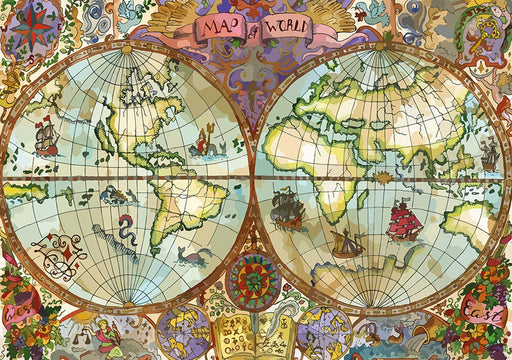 PUZZLES PBI PZ1000: WORLD ATLAS MAP - 2