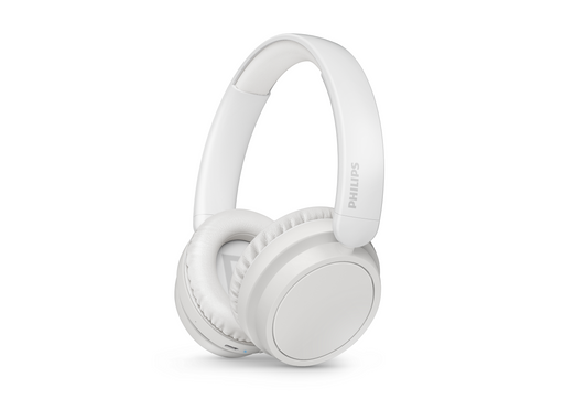 Philips TAH5209 Over-Ear Wireless Headphones - Premium Sound Quality in White - Image 2