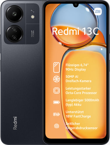 Xiaomi Redmi 13c 8+256gb Nfc Ds 4g Midnight Black  - 3