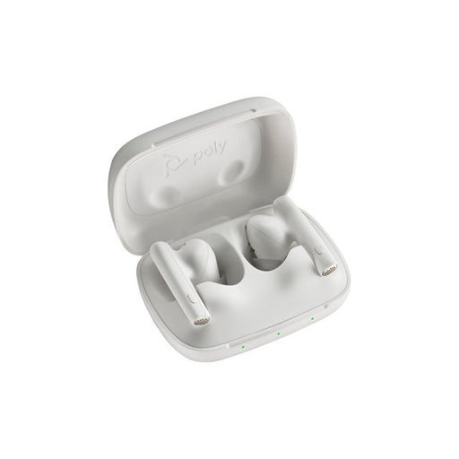 Poly Voyager Free 60 - Wireless Headset with Basic Charge Case (White, BT700A) - Image 2
