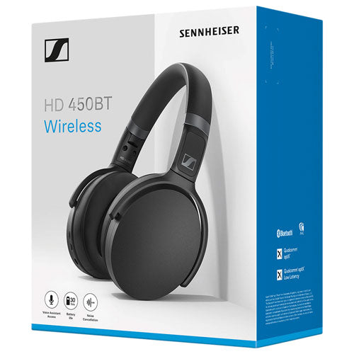 Sennheiser HD 450BT Wireless Headphones - Active Noise Cancelling Over-Ear Model - Image 4