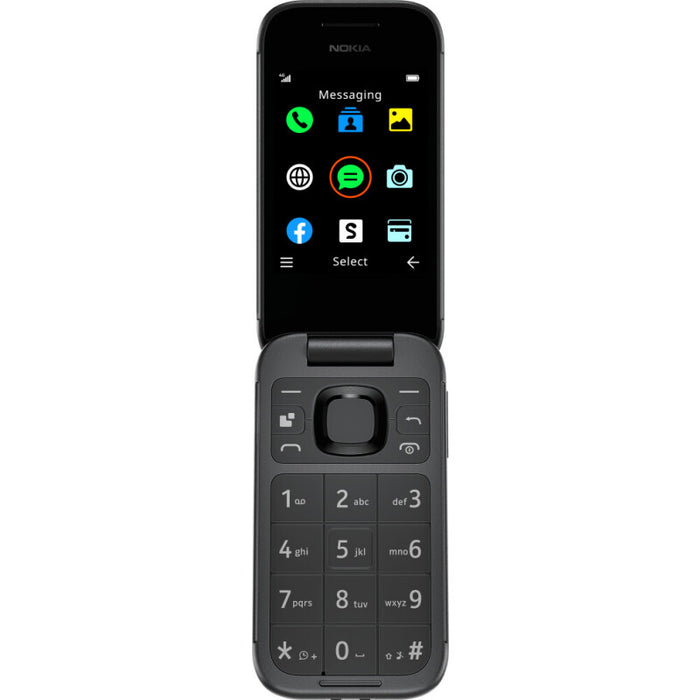 Nokia 2660 Flip Ds 4g Black Noir  - 3