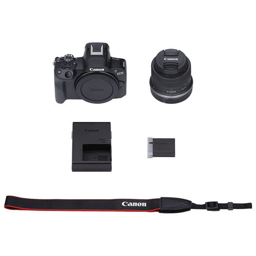 Canon EOS R50 Mirrorless Camera Kit - Versatile RF 18-45mm & RF 55-210mm Lenses - Image 13