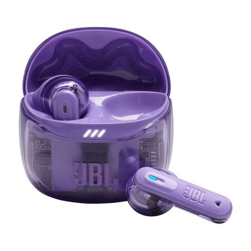 JBL Tune Flex Ghost Edition Wireless Earbuds - Purple - Image 2