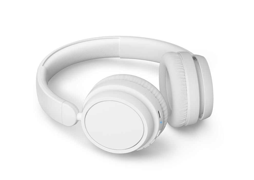 Philips TAH5209 Over-Ear Wireless Headphones - Premium Sound Quality in White - Image 3