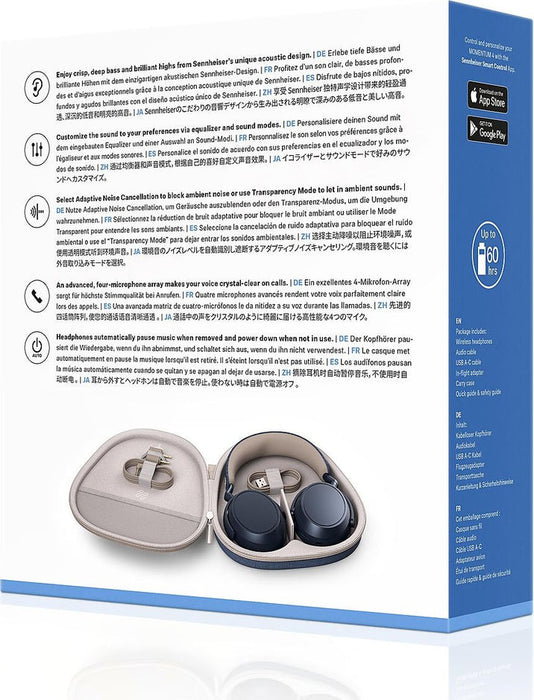Sennheiser Momentum 4 Wireless Over-Ear Headphones - Premium Sound Quality (Blue) - Image 18