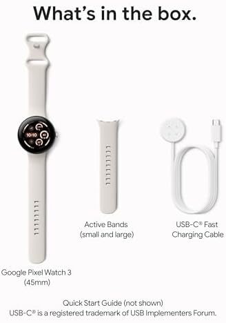 Google Pixel Watch 3 - 45mm Smartwatch with Wifi in Matte Black - Image 10