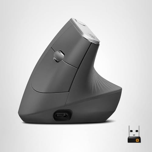 Logitech MX Vertical Advanced Ergonomic Mouse - Comfort & Precision (910-005449) - Image 2