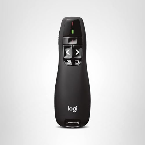 Logitech R400 Wireless Laser Presentation Remote - Black, 910-001363 - Image 11