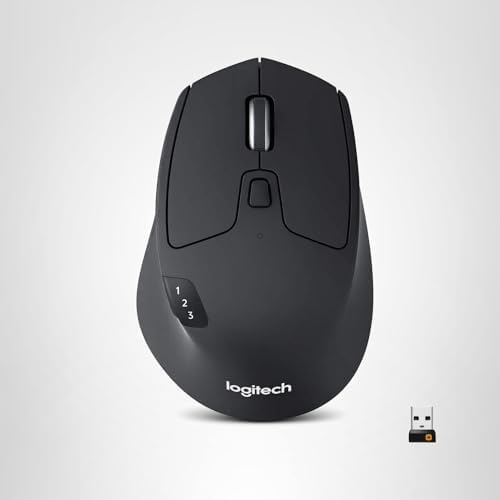 Logitech M720 Wireless Triathlon Mouse - Versatile Multi-Device Connectivity - Image 13