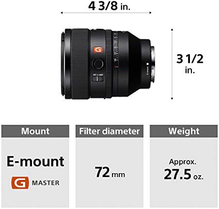 Sony FE 50mm F/1.2 GM Lens - Premium Full-Frame Fast Prime Lens (SEL50F12GM) - Image 4