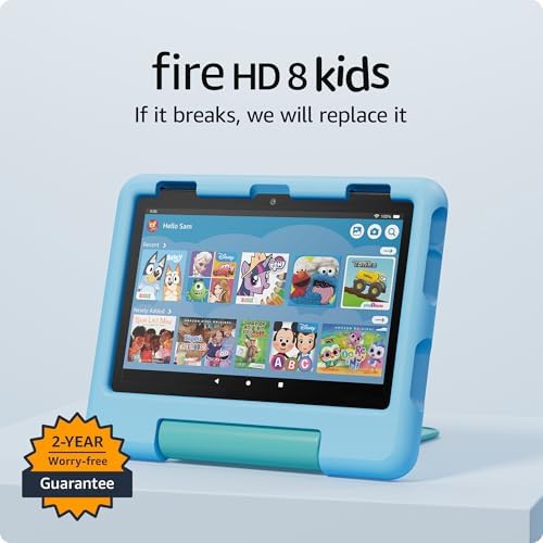 Fire HD 8 Kids Edition Tablet - 32GB, Blue - 12th Gen (2022) - Image 7