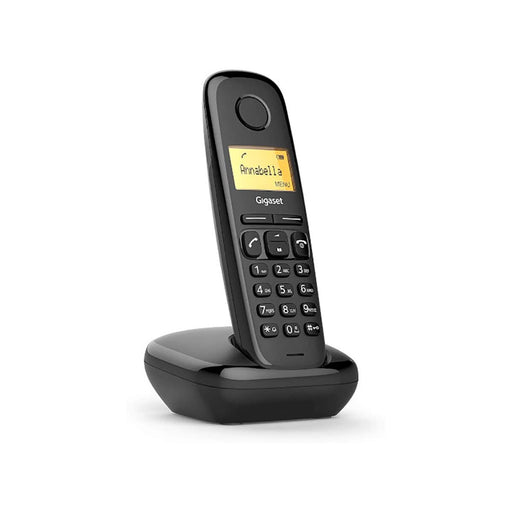 Gigaset Wireless Landline Phone A170 Black (S30852-H2802-D201) - 2