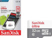 SanDisk Ultra microSD Class 10 Memory Card - 32GB SDSQUNR-032G-GN3MN - Image 3