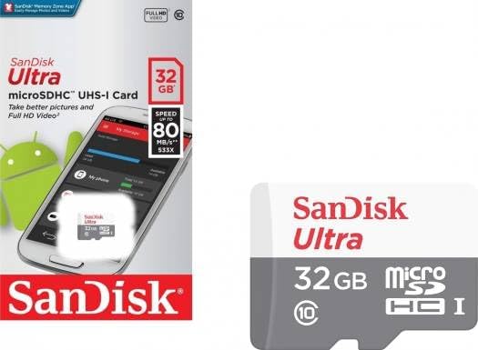 SanDisk Ultra microSD Class 10 Memory Card - 32GB SDSQUNR-032G-GN3MN - Image 3