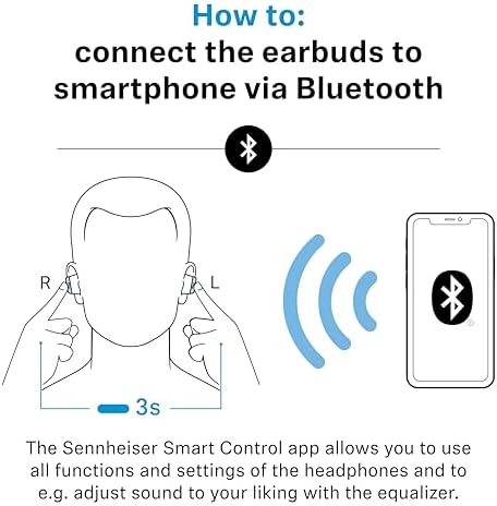 Sennheiser Momentum True Wireless 4 In-Ear Headphones - Noise-Canceling Black Graphite - Image 12