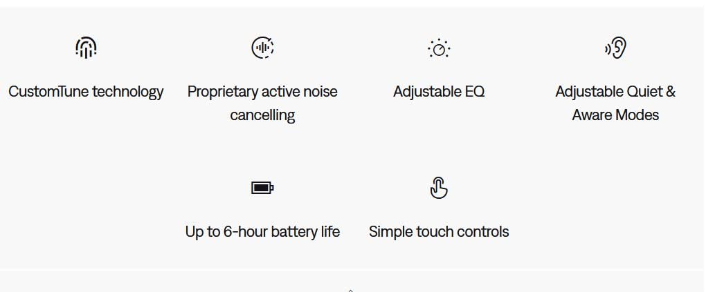 Bose QuietComfort Noise-Canceling True Wireless Earbuds II (Soapstone) - 8