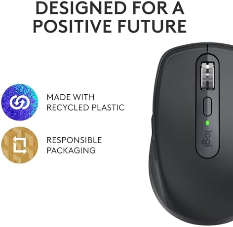 Logitech MX Anywhere 3S Wireless Mouse - Compact Ergonomic Design (Graphite) - Image 11