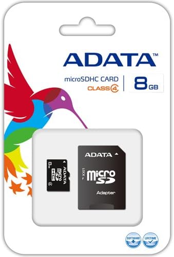 ADATA MicroSDHC Class 4 Memory Card - 8GB Storage Capacity - Image 3