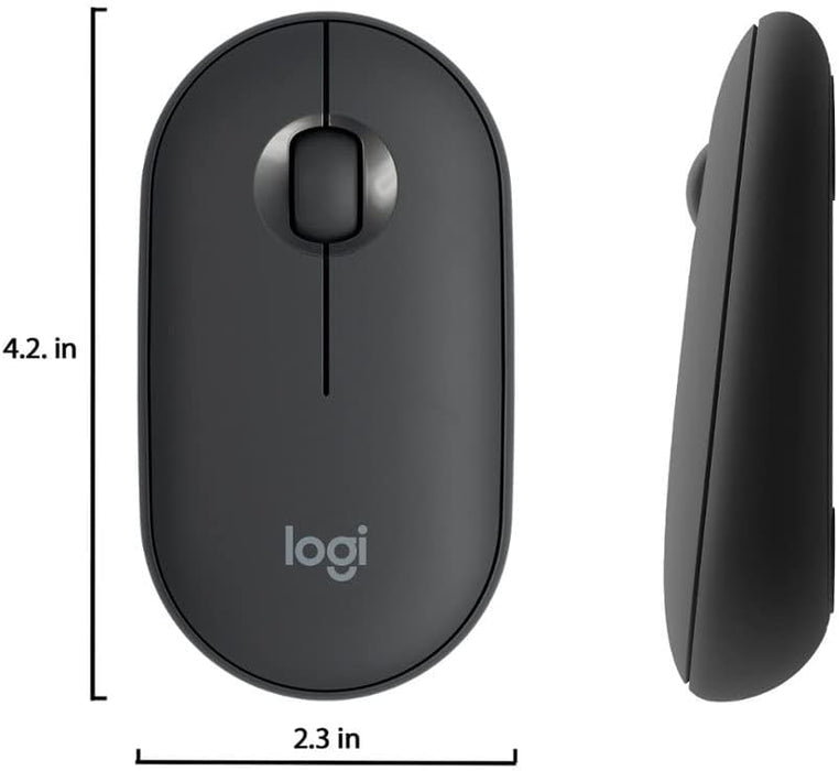 Logitech M350 Pebble Mouse - Sleek Wireless Design, Model 910-005576 - Image 4