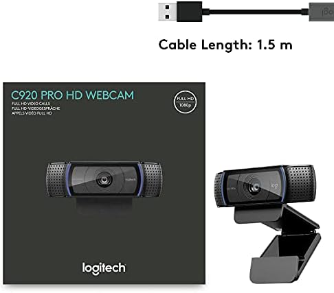 Logitech C920 Pro HD Webcam - 1080p HD Video Quality with Dual Microphones - Image 10