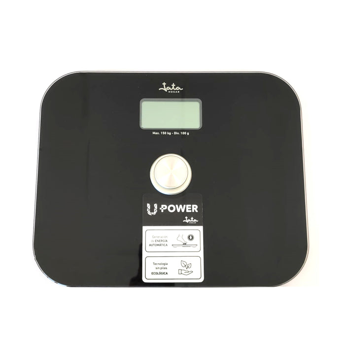 Jata Ecological Scale No Battery Upower Black Hbas1499 - 3
