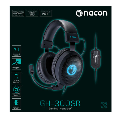 Nacon Gaming Headphone Gh-300 Black Pcgh-300sr - 2