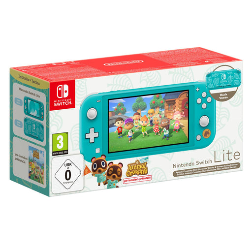 Nintendo Swith Lite Turquoise Console + Animal Crossing New Horizons Special Edition - 1
