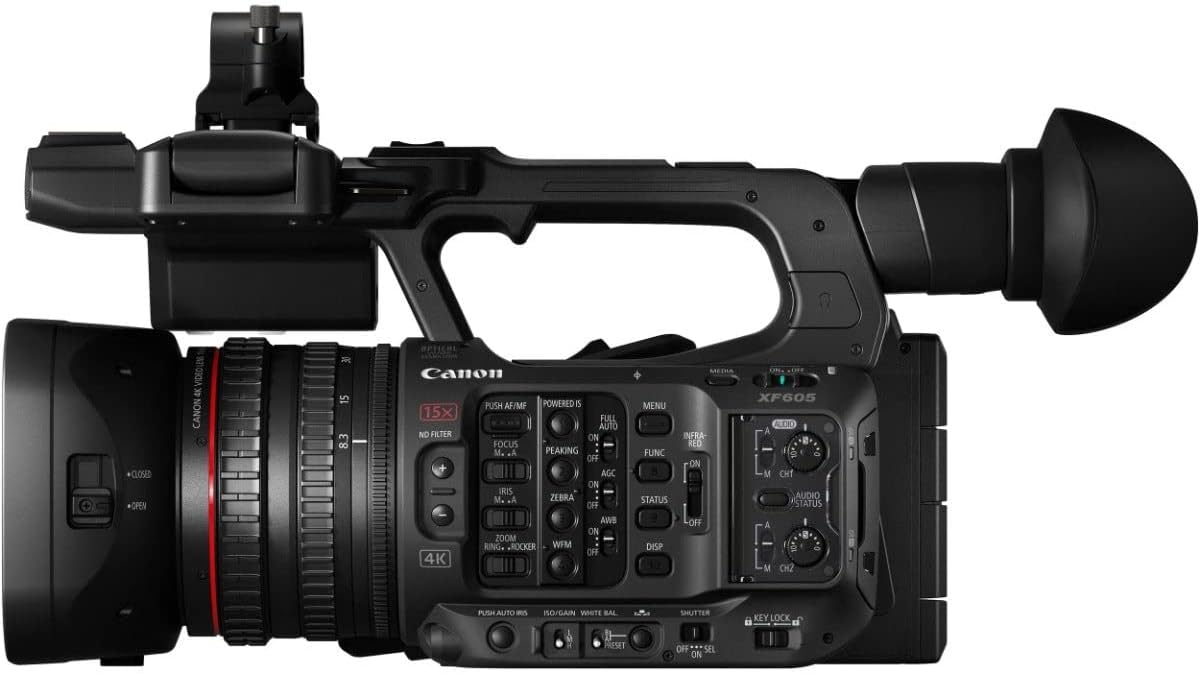 Canon XF605 UHD 4K HDR Pro Camcorder - Professional Video Recording - Image 5