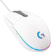Logitech G102 Light Sync Gaming Mouse - Customizable RGB Lighting - White - Image 1