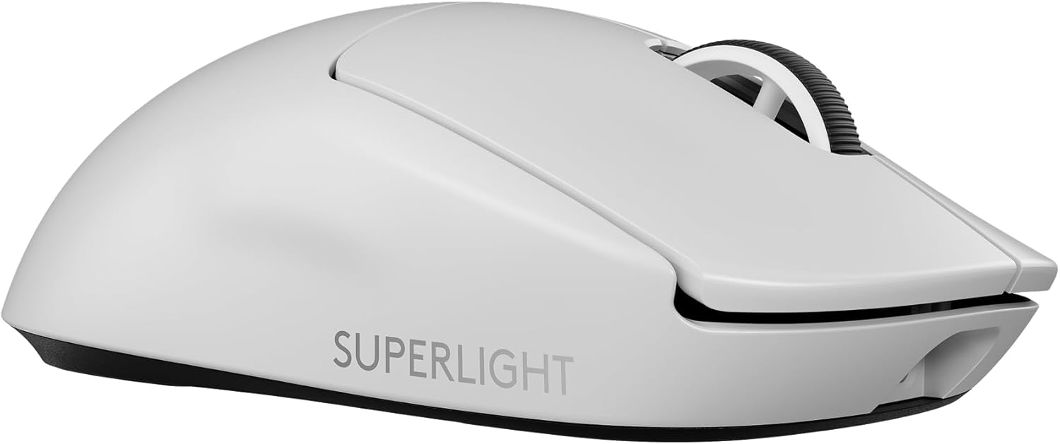 Logitech G PRO X Superlight 2 Wireless Gaming Mouse - Ultra-Lightweight Performance (White, 910-007367) - Image 1