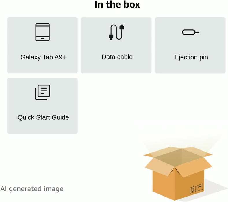 Samsung Galaxy Tab A9+ - 64GB WiFi Tablet in Silver - Image 12