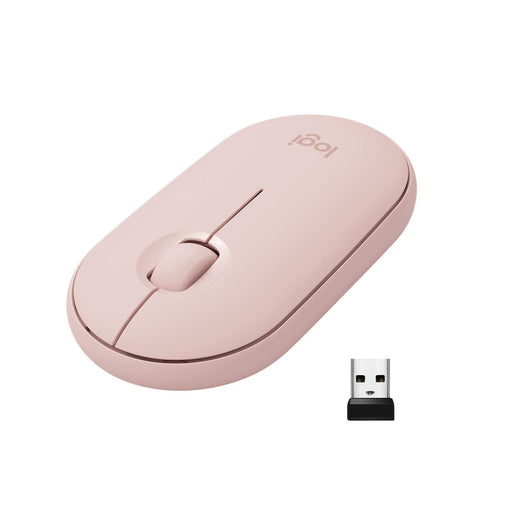 Logitech M350 Pebble Mouse (Pink) - 1