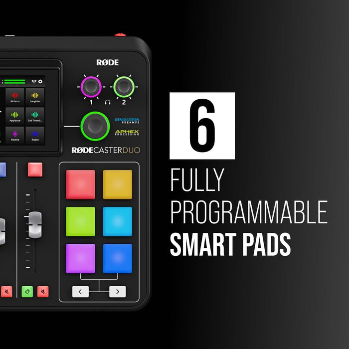 Rode RODECaster Duo Integrated Audio Production Studio - Black - Image 2