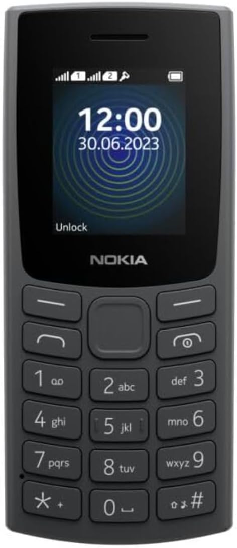 Nokia 105 TA-1546 4G Dual SIM Mobile Phone - Charcoal - Image 1