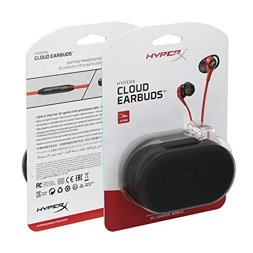 HyperX Cloud Earbuds Gaming Headset (HX-HSCEB-RD) (Red) - 8