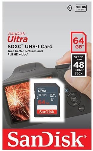SanDisk Ultra SDXC UHS-1 Class 10 Memory Card - 64GB High-Speed Storage - Image 2