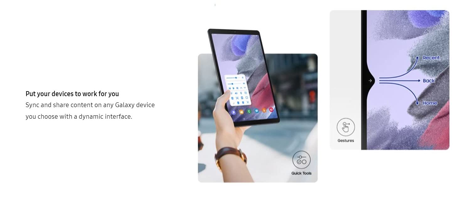 Samsung Galaxy Tab A7 Lite (SM-T220) (32GB/3GB, Silver, Wifi) - 9