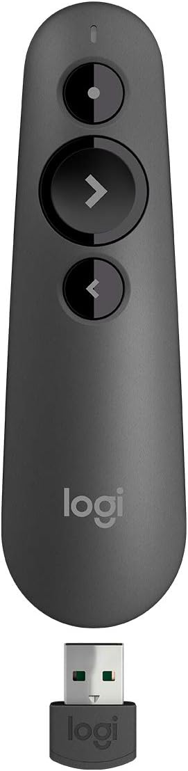 Logitech R500S Wireless Laser Presentation Remote - Grey - Image 2