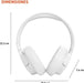 JBL Tune 770NC Over-Ear Headphones - Noise-Canceling Wireless in White - Image 2