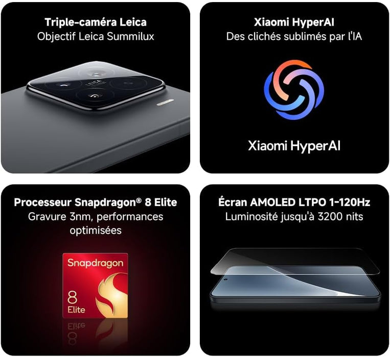Xiaomi Mi 15 5G Smartphone - 256GB Storage, 12GB RAM, White - Image 4