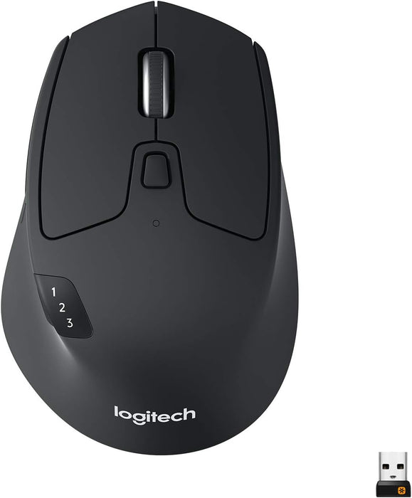 Logitech M720 Wireless Triathlon Mouse - Versatile Multi-Device Connectivity - Image 1