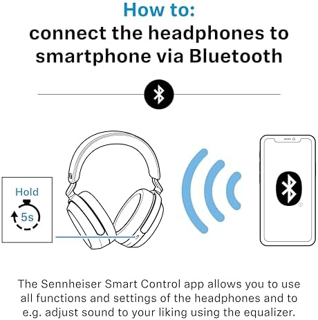 Sennheiser Momentum 4 Wireless Over-Ear Headphones - Premium Sound Quality (M4AEBT) - White - Image 7