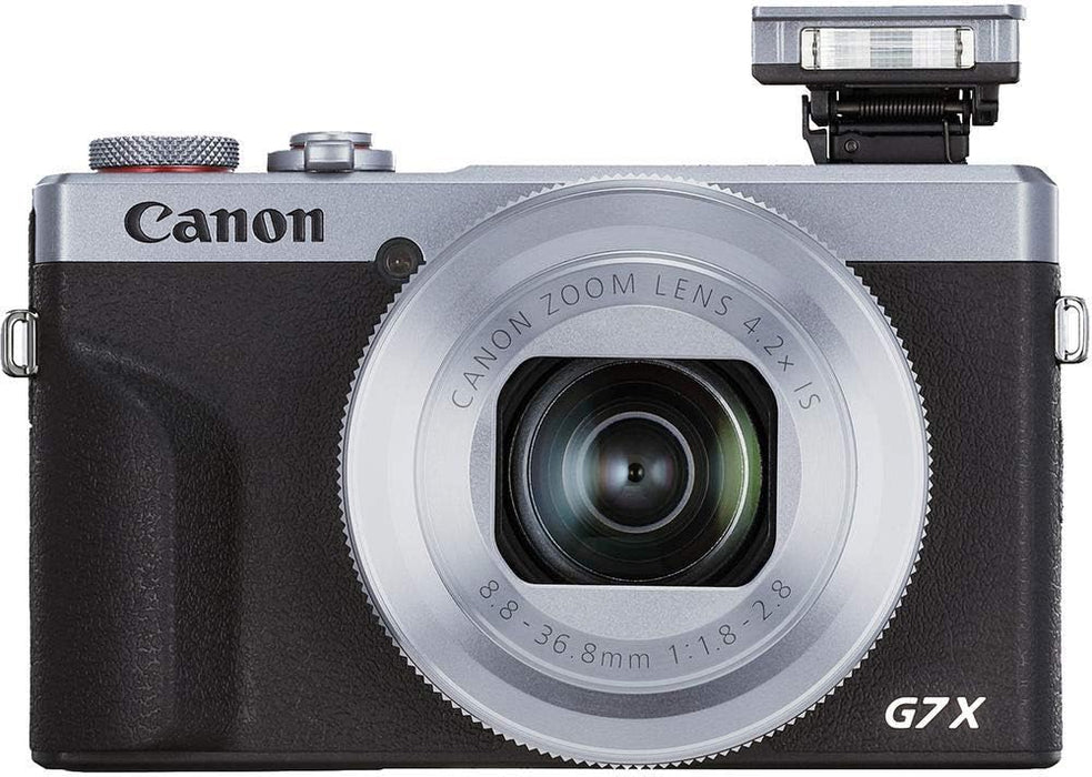 Canon PowerShot G7X Mark III - Compact 20MP Digital Camera in Silver - Image 1