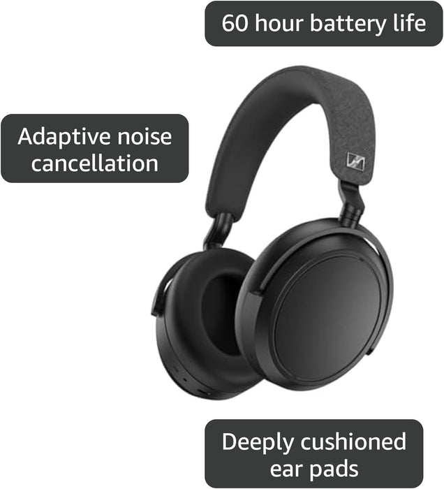 Sennheiser Momentum 4 Wireless Headphones - Adaptive Noise Cancellation, 60h Battery Life - Image 5