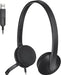 Logitech Wired USB Headset H340 - Stereo - Comfortable Black Design - Image 1
