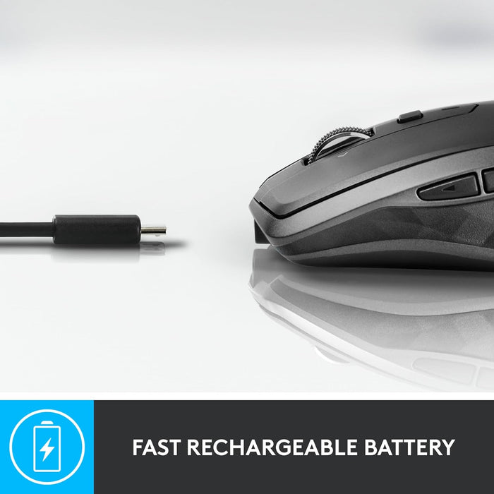 Logitech MX Anywhere 2S Wireless Mouse - Bluetooth Edition (Black) - Image 8