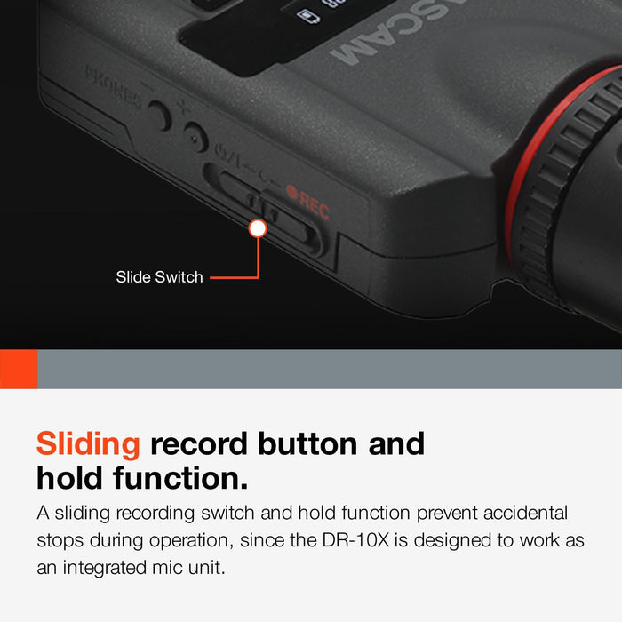 Tascam DR-10X Micro Plug-On Audio Recorder - Compact & Versatile - Image 9