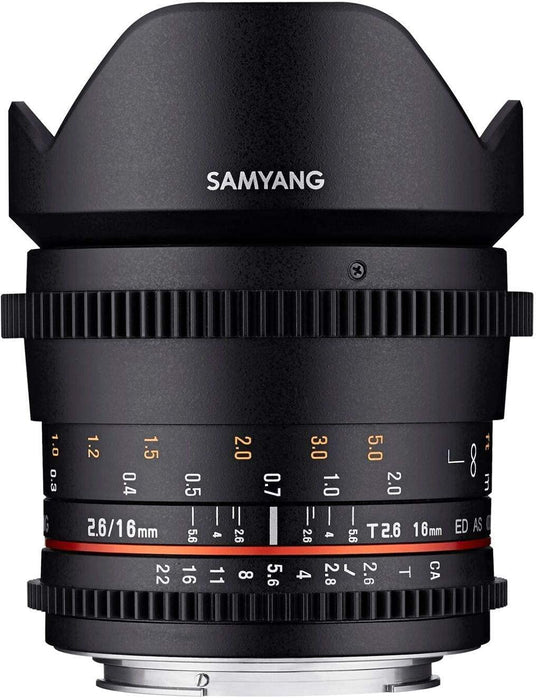 Samyang 16mm T2.6 ED AS UMC Lens (Nikon F) - 3